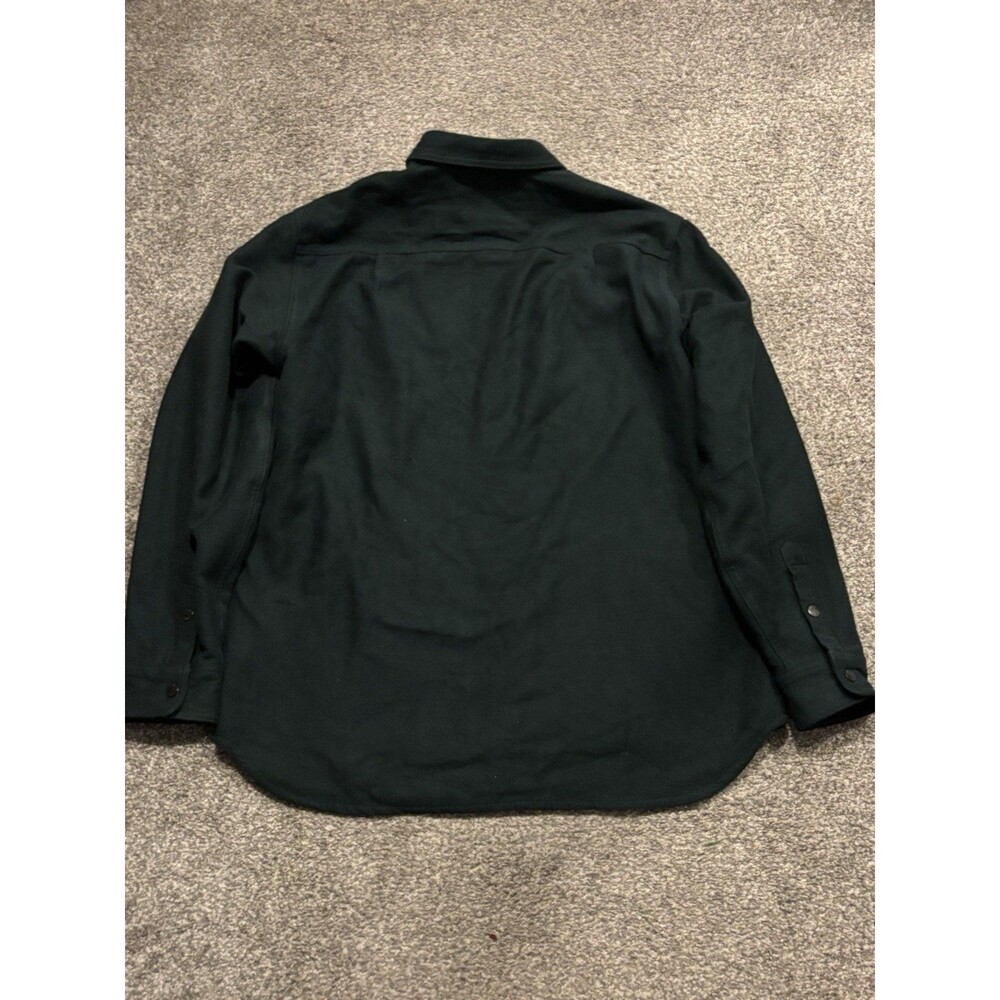 Duck Camp Men’s XL Campfire Shacket Green Silent Snap Button - Picture 8 of 8